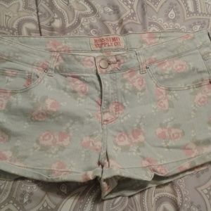 Floral print shorts